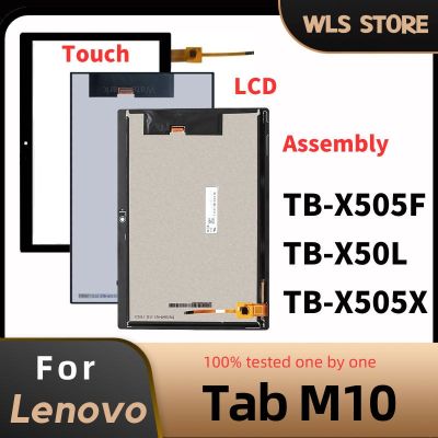 New Original 10.1"  For Lenovo Tab M10 TB-X505 TB-X505F TB-X505L TB-X505X x505 Screen  LCD Display Touch Digitizer Assembly LED Strip Lighting