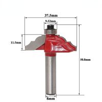 8 Shank Line Cutter เครื่องตัดมิลลิ่งงานไม้เครื่องตัดตกแต่งส่งออกเครื่องตัดมิลลิ่ง 8 Shank Russia