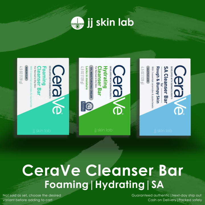 CeraVe Cleanser Bar Foaming Hydrating SA 128g Lazada PH