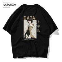 【New】Bungo Stray Dogs Graphic 100% Cotton Men เสื้อยืดเด็กชายฤดูร้อน Dazai Nakajima Atsushi T เสื้อ Unisex เสื้อผ้า,drop Shipping