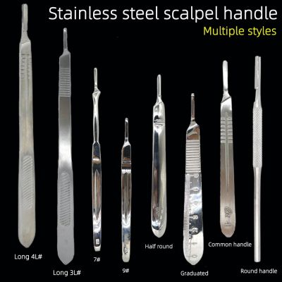【YF】 Extra Long Stainless Steel Surgical  Handle 3   4 7 9 Round Holder for Hobby Carft Carving Model blade