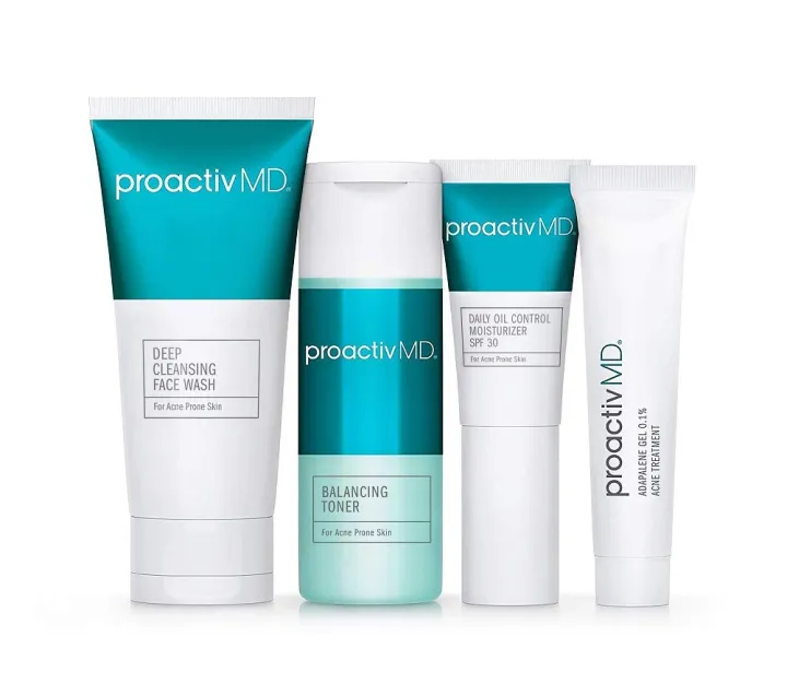ProactivMD Adapalene Gel Acne Kit Complete Retinol Moisturizer and