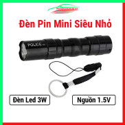Đèn pin siêu nhỏ chạy pin 1.5V Led 3W, độ sáng cao , chùm sáng ổn định