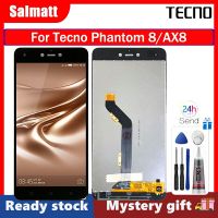 Salmatt Incell LCD สำหรับ Tecno Phantom 8/AX8หน้าจอดิจิตอลสัมผัสหน้าจอ LCD แทนการประกอบสำหรับ Tecno Phantom 8หน้าจอ AX8พร้อมเครื่องมือฟรี