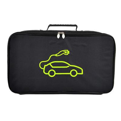 Automotive Battery Jumper Cables Bag Auto Tools Storage Organizer for Electric Vehicles Waterproof Fire Retardant EV Organizer for Extension Charging Cables awesome