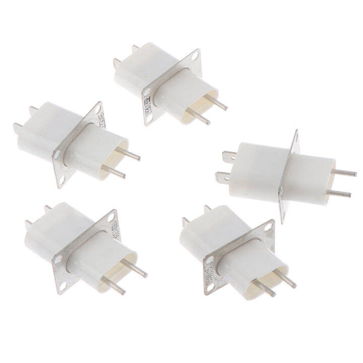 hananre 5Pcs Electronic Microwave Oven 4 Filament Pin Sockets