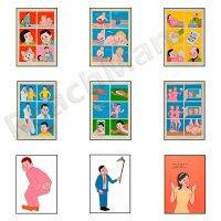 Joan Cornella Art Poster, A Beautiful Day, Be Yourself, Krots,Mempelb,Hoowat, Giayalp, Contemporary Home Decoration Canvas Wall Art