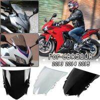 Allotmark สำหรับ Honda CBR500R 2013 2014 2015 CB R 500R กระจกบังลมหน้ารถจักรยานยนต์ตัวป้องกันเบนทางมอเตอร์ไซด์อุปกรณ์เสริม