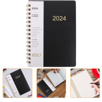 Dulrua Schedule Planner Spiral Notebook การจัดการเวลา Notebook Spiral Plan Notepad สำหรับของขวัญ