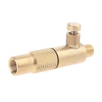 ✾☃ Car Tire Inflator Standard Fine Thread Air Compressor Pump Connector w Deflation New 2020