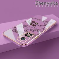 เคส Chenyyyka สำหรับ Xiaomi MI 10T 10T Pro Redmi K30s การ์ตูนลายดินสอสีเรียบง่าย Shin-Chan เคสโทรศัพท์กันกระแทกคลุมทั้งหมดเคสป้องกันเลนส์กล้อง