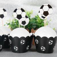 【CW】☊❈  Football Soccer Toppers Wrappers Kids Boys Happy Birthday Supplies Baking Decoration Pinata