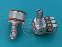 มือสอง148ประเภท Double Bent Foot Potentiometer B50K ความยาว15MM Flower