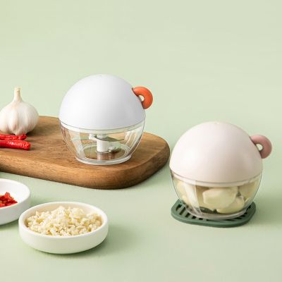 【CW】 Garlic Food Chopper Manual Veggie Grinder Masher Processor Ginger