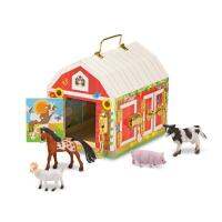 Melissa &amp; Doug Latches Barn ชุดเล่นเปิดกลอน 6 กลอนสารพัดแบบ พร้อมเป็นฟาร์มีประตูทางเข้า 6 ทาง มาพร้อมสัตว์ฟาร์ม 4 ตัว