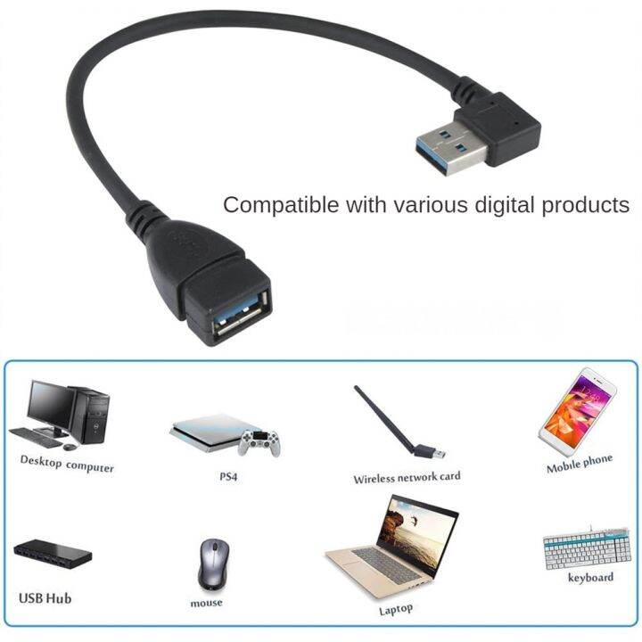 usb-cable-bendable-25cm-computer-accessories-adapter-data-cable-25cm-long-pure-copper-core-electronic-accessories-data-cable