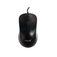 OKER เมาส์ USB Optical Mouse (A-186G) Black