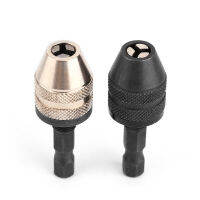 1/4in Keyless เจาะ Bit Chuck Hex Shank Adapter Converter การเปลี่ยนแปลงอย่างรวดเร็ว 0.3-3mm SG