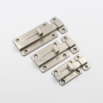 【hot】▨◎▼  2/2.5/3/4inch Door Latch Hasp Stapler Gate Lock Safety To Install for bathroom washroom