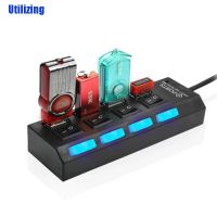 4 Ports USB 2.0 HUB With Independent ON OFF Switch Model UH041