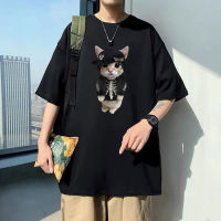 Rapper Playboi Carti Kitty Meme T-Shirt MenS Fashion Loose Short Sleeve Funny Men Vintage Oversized Street Tops Man Tees S-4XL-5XL-6XL