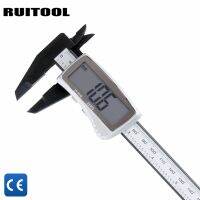 Hg RUITOOL Digital Caliper 0-150Mm/0.1Mm จอแสดงผลจอ LCD ใหญ่ Mm/นิ้วเครื่องมือวัดความกว้างเวอร์เนียดิจิตอล