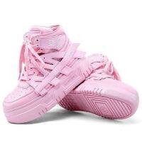 【YP】 Shoes All-match Sneakers women  39;s vulcanize shoes 2022 fashion pink high gang