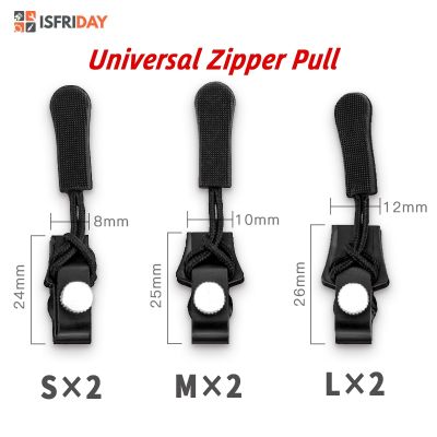 ☞ 6Pcs Universal Instant Zipper Puller Replacement Zipper Sliding Teeth Rescue Zipper Head For Suitcase Clothes Zipper Repair Kits