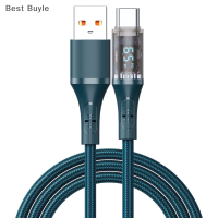 ?Best Buyle 7A 100W USB C TO Type C สายชาร์จดิจิตอล PD สายชาร์จเร็วสำหรับ MacBook iPhone 15 PRO MAX Xiaomi 13 12 Samsung S23 1.2m