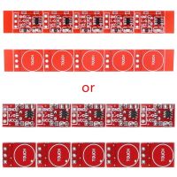 5ชิ้นโมดูล Ttp223ปุ่มสวิทช์สัมผัสปรึมาณสูงกุญแจล็อคด้วยตนเอง2.5-5.5V ใหม่