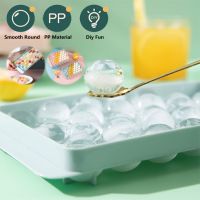 hot【cw】 33 Boll Hockey Mold Frozen Whiskey Popsicle Tray Making Gifts Tools Accessories