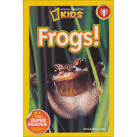 English original book National Geographic Readers childrens edition level 1 NGR FROGS frog