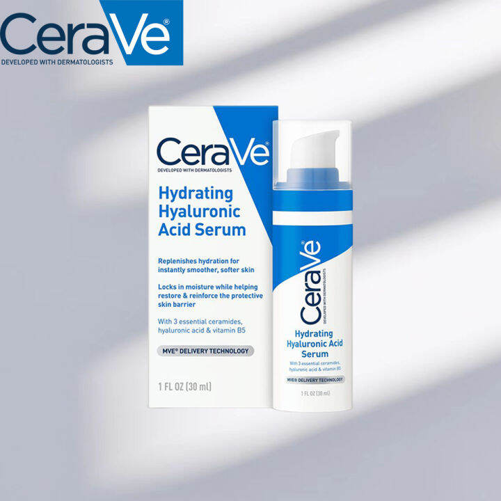 (100 Authentic )Cerave Hydrating Hyaluronic Acid Serum with Vitamin B5