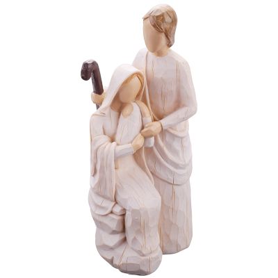 Holy Family Statues Jesus Mary Joseph Catholic Religious Figurine Home Decor for Home Nativity Scene Christmas Gift