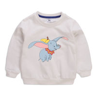 ** พร้อมส่ง ** Dumbo ผ้าคุณภาพดี 10 สีเสื้อยืดแขนยาวเด็กลายการ์ตูนดัมโบ้เสื้อยืดผ้าฝ้าย