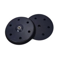 180มม. 250มม. ฟรี Dust Backing Pad Hook &amp; Loop Sanding Plate Self Adhesive Grinding Pad สำหรับ Orbital Sanding Machine