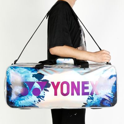 2022 YONEX Waterproof Badminton Racket Bag Rectangle Laser Pattern Sports Bag Max for 9 Rakets With Shoes Compartment