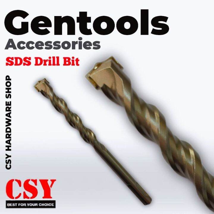 Gentools sds Plus concrete Drill Bit / Mata tubuk Simen tahan Lazada
