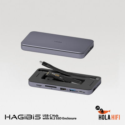Hagibis USB-C Hub with M.2 SSD Enclosure