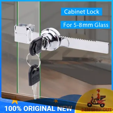 Wholesale Zinc alloy furniture door lock showcase cabine sliding