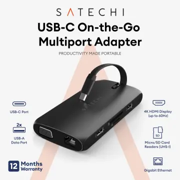 SATECHI - Hub USB C SATECHI USB-C/multiports 8 en 1