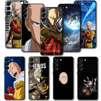 Phone Shell For Samsung Galaxy S23 S22 S21 S20 FE Ultra S10 S9 S8 Plus Note 20Ultra 10Plus Case Cover One Punch Man Saitama Phone Cases