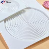 DISSO 3D กระทะ รูปทรงเกลียว แม่พิมพ์ มูส แม่พิมพ์เค้ก ภาชนะเบเกอรี่