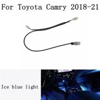 LED ภายในรถถ้วยน้ำกล่องเก็บโคมไฟบรรยากาศไฟตกแต่งแสงโดยรอบสำหรับ Toyota Camry 2018 2019 2020 2021