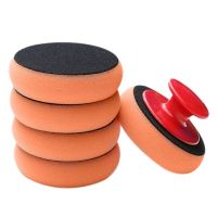 6Pcs/Set Car Wax Wash Polish Pad Sponge Cleaning Foam Kit Microfiber Applicator Pads with Gripper Handle Car-Styling