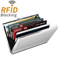Ví Đựng Thẻ Tín Dụng RFID Cho Nam Và Nữ, Ví Đựng Thẻ Tín Dụng Inox, Để Giữ Thẻ Ghi Nợ Và Chứng Minh Thư thumbnail