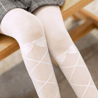 Lovely Bandage Bowknot Silk Stockings Japan Cosplay Tights Costumes Accessories girl Lolita Loli Sock Stocking