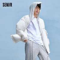 Semir เสื้อผู้ชาย2023ฤดูร้อนใหม่หลวมสบายป้องกันแสงแดดเสื้อผ้าแจ็คเก็ตคลุมด้วยผ้าสำหรับคู่