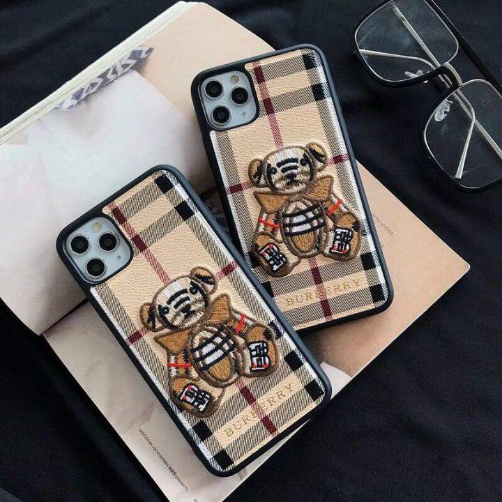 Ốp lưng iphone burberry da 7plus/8/8plus/x/xs/xsmax/11/11pro/11 promax/12  promax A023 