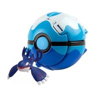 Pokemon Figures Elf Ball Deformation Toy Anime Figure Pikachu Charizard Mewtwo Pocket Monster Variant Action Pokeball Model Gift